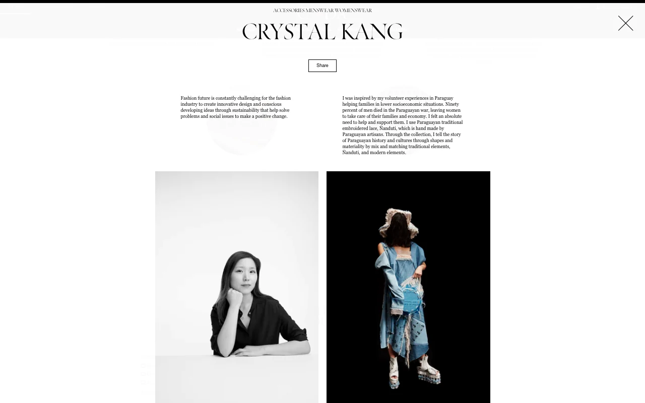 CFDA Fashion Future Graduate Exhibition — portfolio image 3
